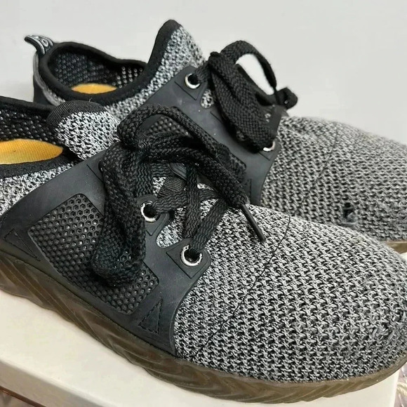 Indestructible Beyond Protection Black White Soft Steel Toe Mens Sneakers Sz 40 - Picture 8 of 13